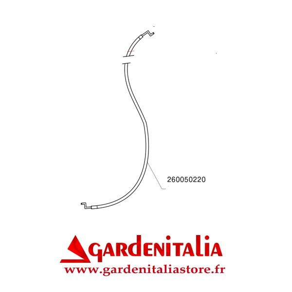 Câble accélérateur pour Motobineuse EURO 3 EVO Eurosystems