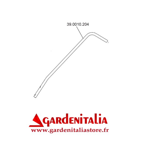 Guidon Sup. droite pour Motobineuse Z1 Eurosystems