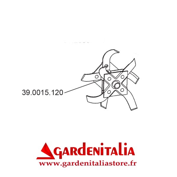 Fraise Droite pour Motobineuse Z1 Eurosystems