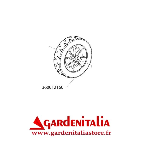 Roue de Transport pour Motobineuse EURO 5 EVO Eurosystems