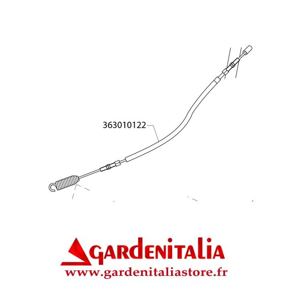 Câble de transmission RM pour Motobineuse EURO 5 EVO Eurosystems