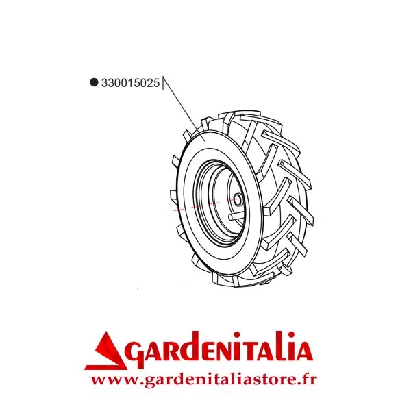 Roue Gauche pour Cultivateur RTT 2 Eurosystems