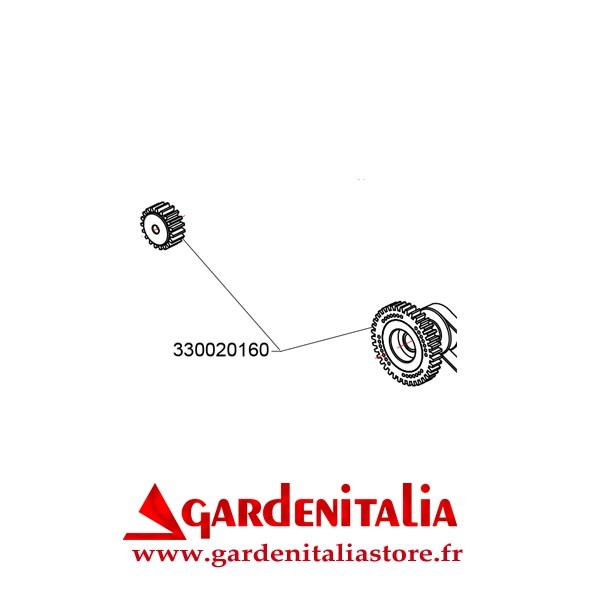 Kit Roues Dentées pour Cultivateur RTT 3