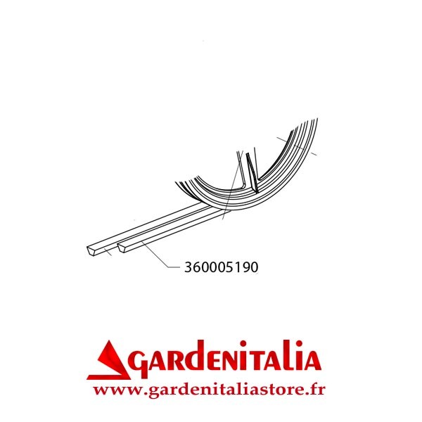 Courroie pour Cultivateur RTT 3
