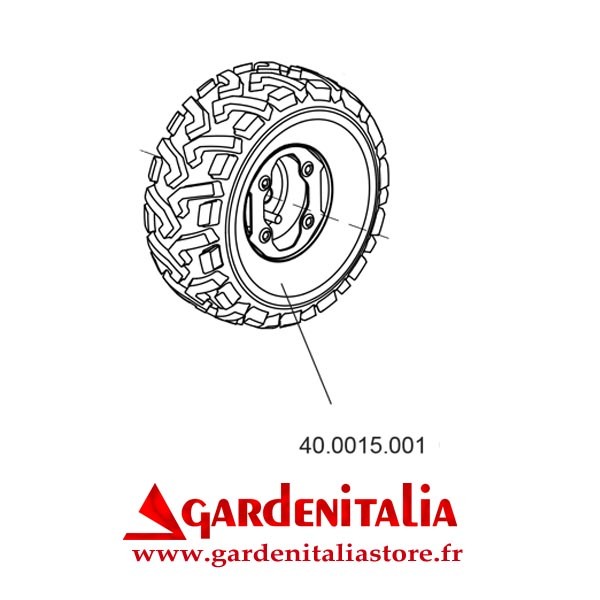 Roue Droite pour Multi Outil P 70 EVO Eurosystems