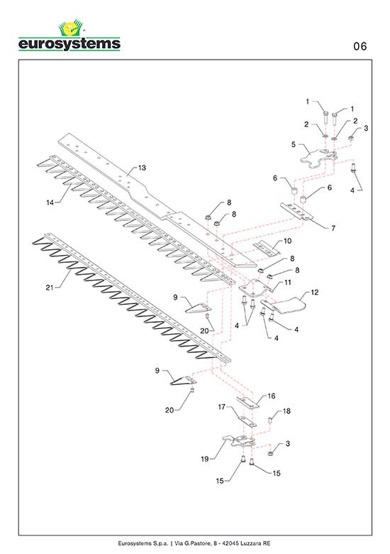 copy of Courroie pour Barre de Coupe P 70 EVO Eurosystems