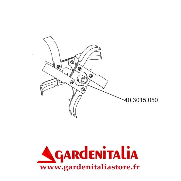 Fraise droite pour Fraise Multi Outil P70 EVO Eurosystems