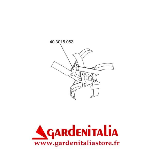 Fraise gauche pour Fraise Multi Outil P70 EVO Eurosystems