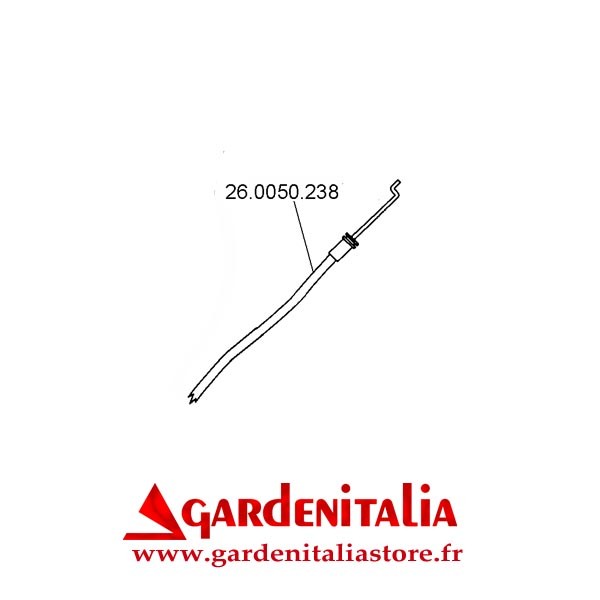 Câble accélérateur pour Faucheuse M210 Eurosystems