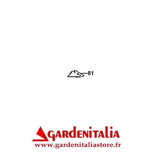Couteau pour Barre de Coupe Faucheuse M210 Eurosystems