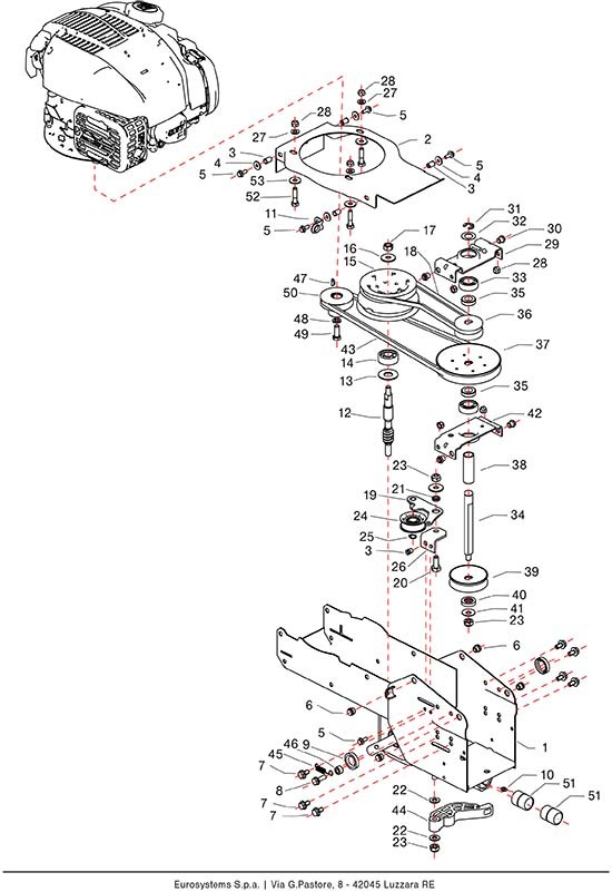 Accélérateur pour Faucheuse M90 Eurosystems