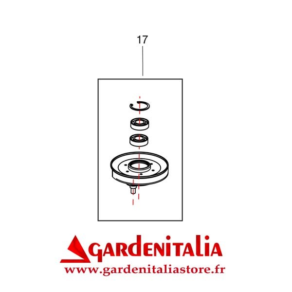 Kit Poulie pour Faucheuse M90 Eurosystems