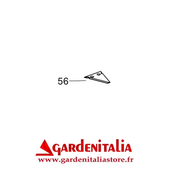 Couteau pour Barre de Coupe Faucheuse M90 Eurosystems