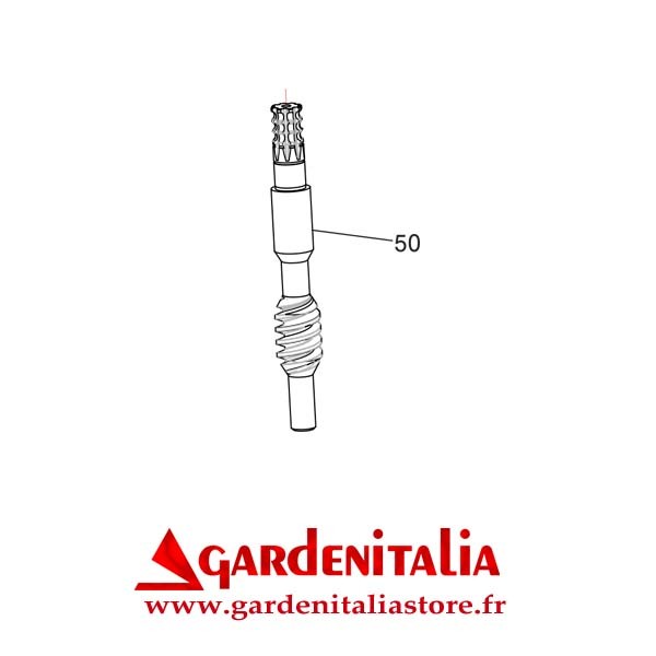 Vis sans fin pour Multi Outil P55 Eurosystems
