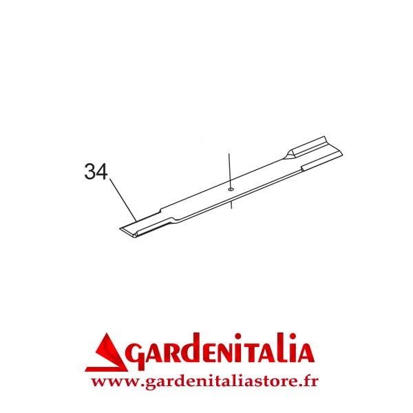 Lame pour Dèbroussailleuse P55 Eurosystems
