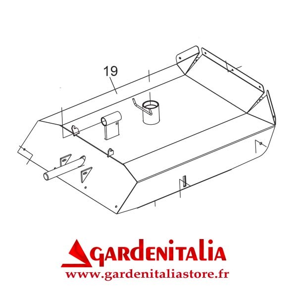 Carter pour Dèbroussailleuse P55 Eurosystems