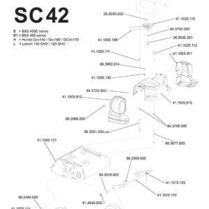 Chassis pour Scarificateur SC 42