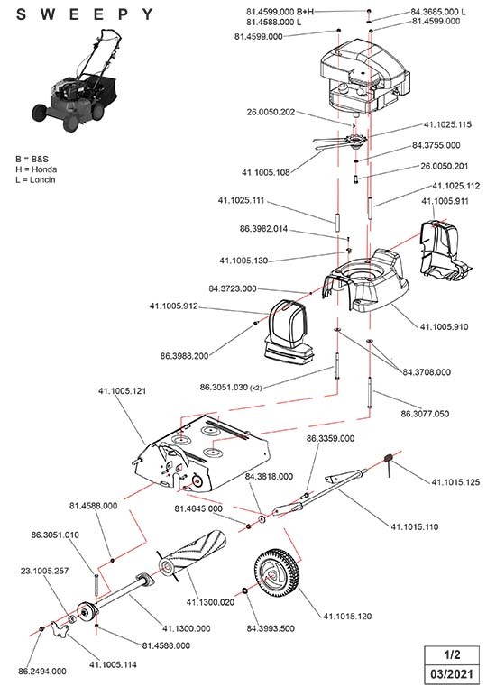 Accélérateur pour Motobalai SWEEPY Eurosystems