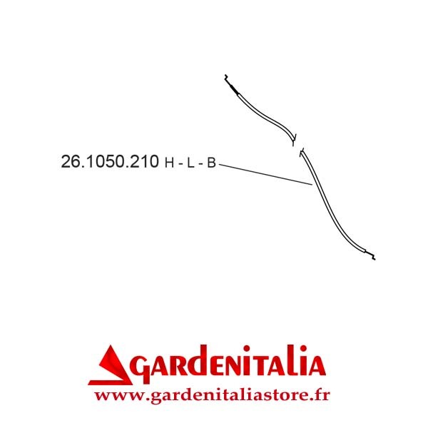 Câble accélérateur pour Motobalai SWEEPY Eurosystems