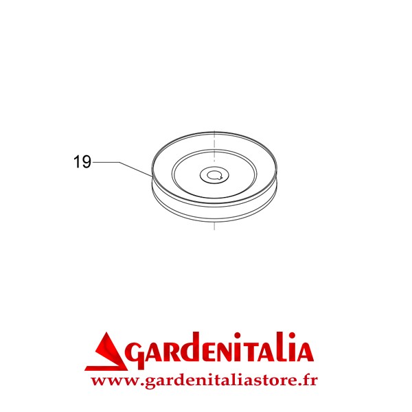 Poulie pour Rider ASSO Eurosystems