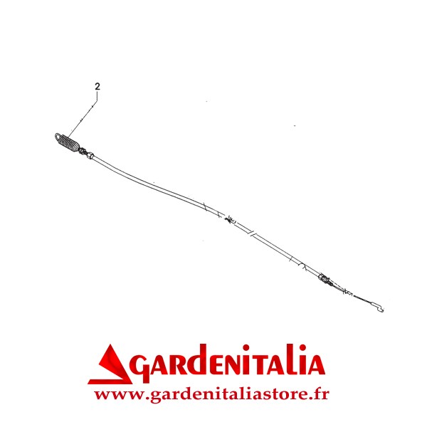Câble de transmission de frein pour Rider ASSO Eurosystems