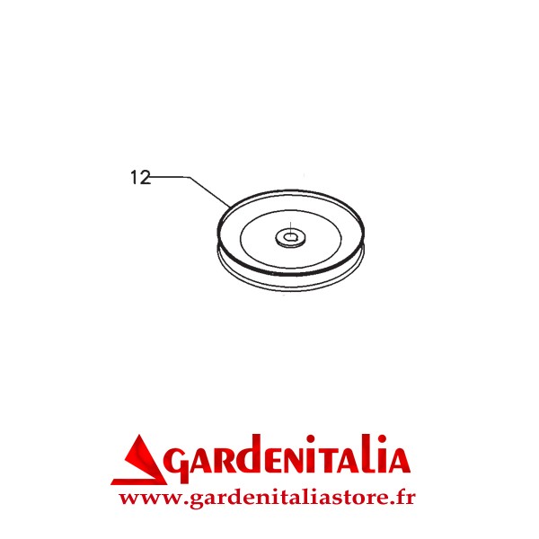 Poulie pour Rider SLALOM Eurosystems