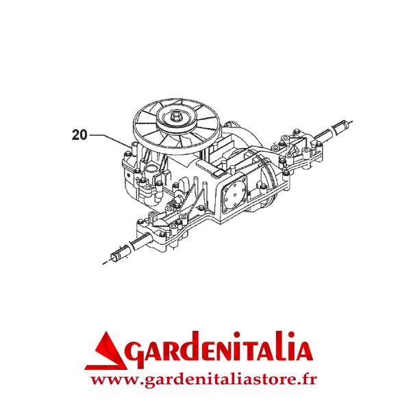 Boîte de Vitesses Hydrostatique pour Rider SLALOM Eurosystems