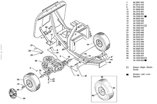 Poulie pour Rider SLALOM 82 Eurosystems
