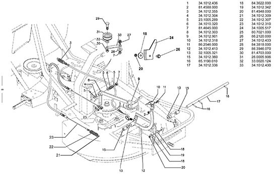 Poulie pour Rider SLALOM 82 Eurosystems