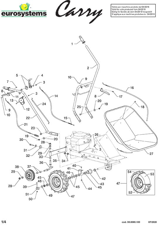 Accélérateur pour Brouette CARRY Eurosystems
