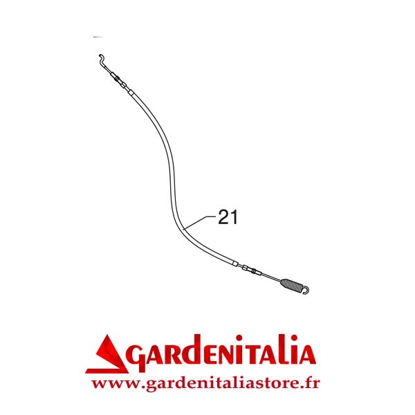 Câble de transmission pour Brouette CARRY Eurosystems