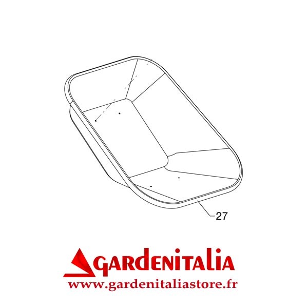 Cuve pour Brouette CARRY Eurosystems