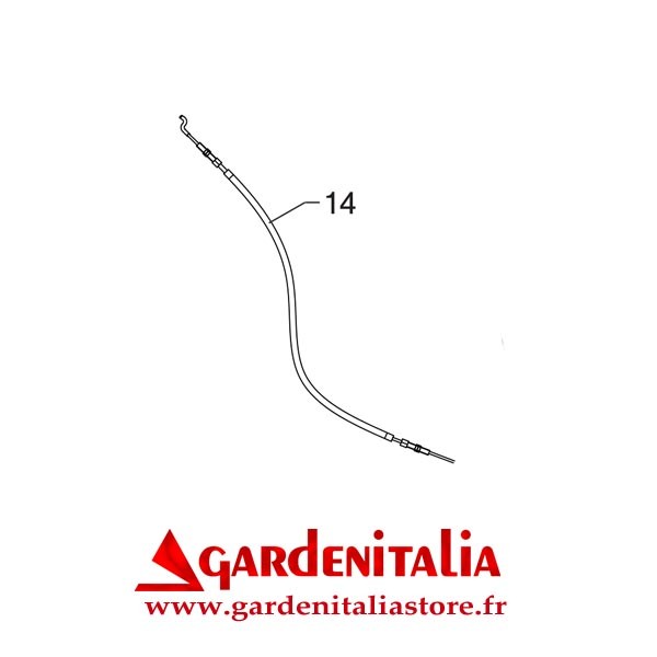 Câble de transmission RM pour Brouette CARRY Eurosystems