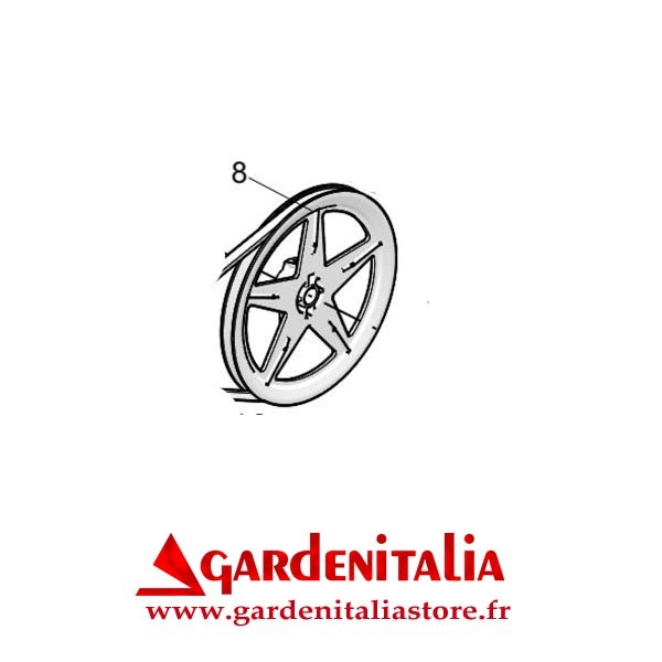 Poulie pour Motobineuse EURO 5 EVO 2+1 Eurosystems
