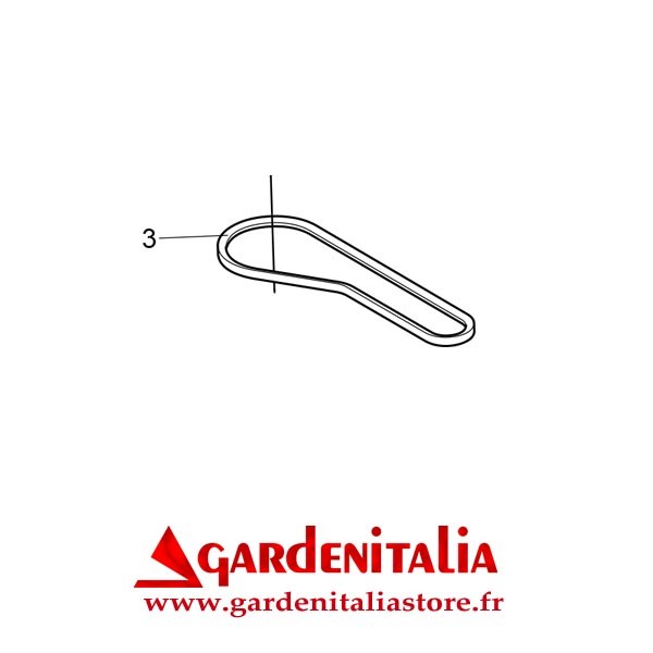 Courroie pour Faucheuse MINIEFFE Eurosystems