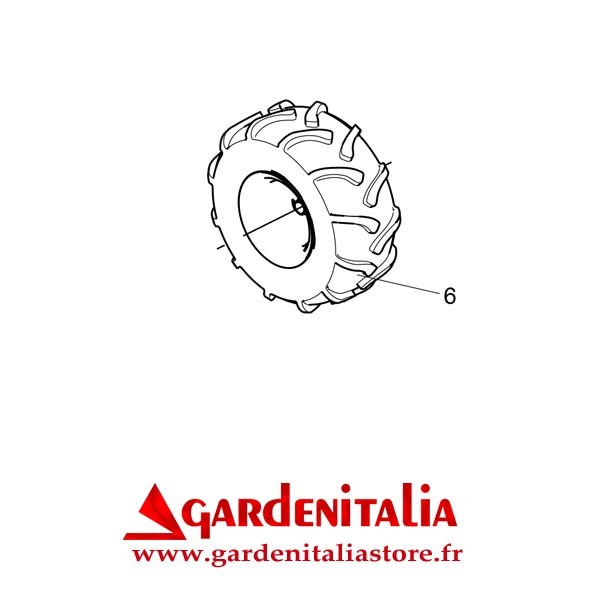 Roue Droite pour Faucheuse MINIEFFE Eurosystems