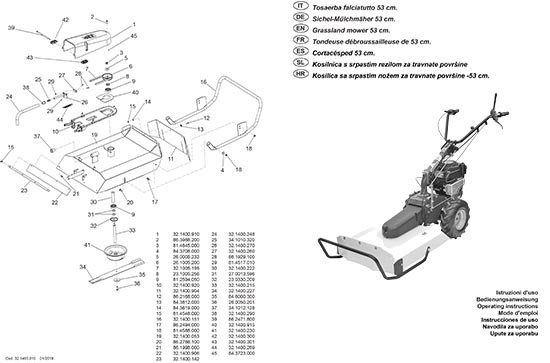 Couvercle Supérieur pour Dèbroussailleuse MINIEFFE Eurosystems