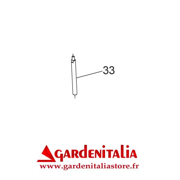 Arbre Support de Lame pour Dèbroussailleuse MINIEFFE Eurosystems