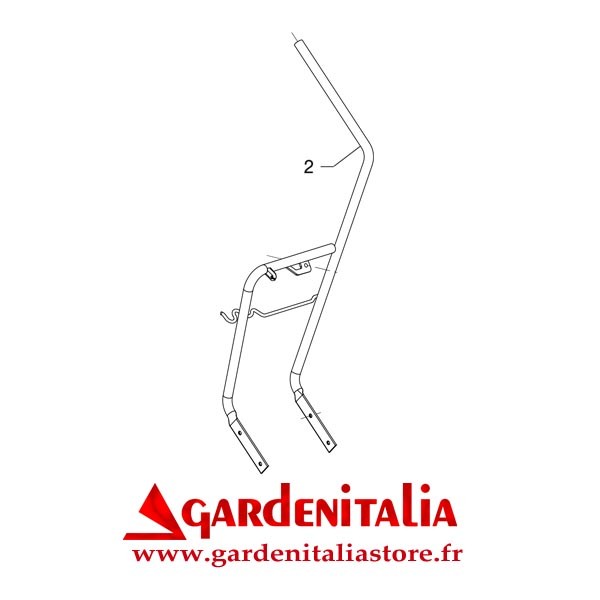 Guidon Gauche pour Pulvérisateur CARRY SPRAYER Eurosystems