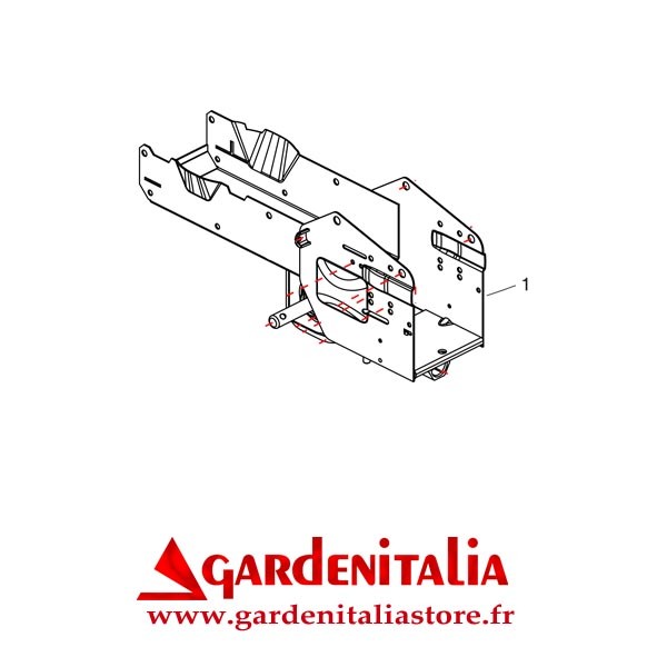 Chassis Faucheuse Rotative RS90 Eurosystems