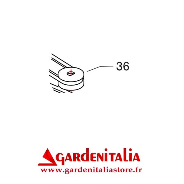 Poulie pour Faucheuse Rotative RS90 Eurosystems