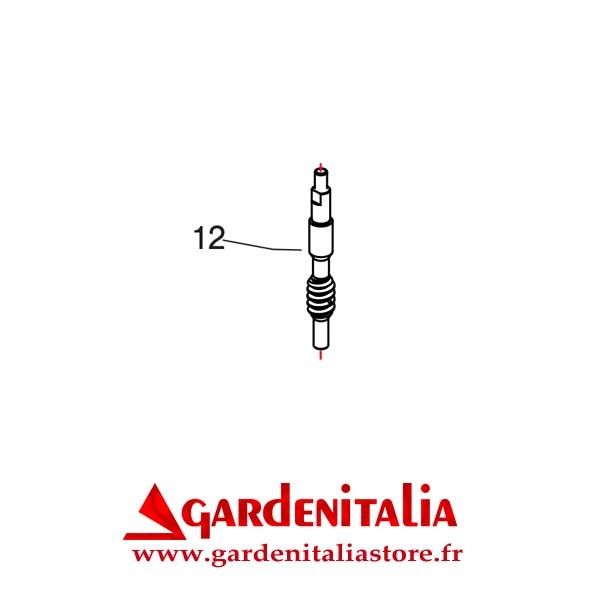 Vis sans fin pour Faucheuse Rotative RS90 Eurosystems