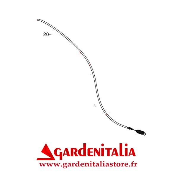 Câble de transmission pour Faucheuse Rotative RS90 Eurosystems