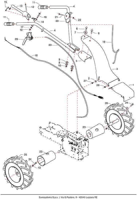 Accélérateur pour Faucheuse Rotative RS90 Eurosystems