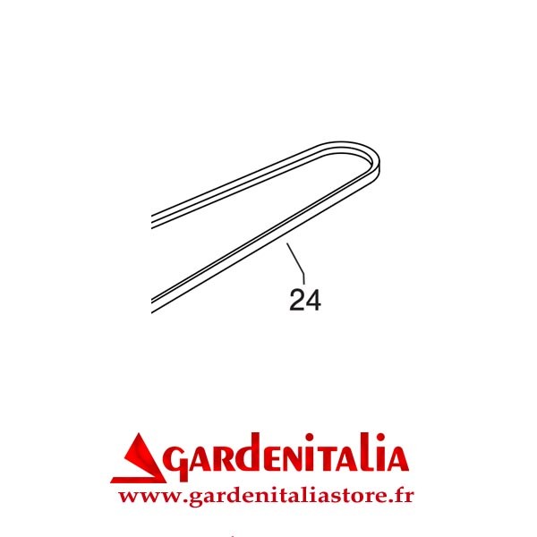 Courroie pour Faucheuse Rotative RS210 Eurosystems
