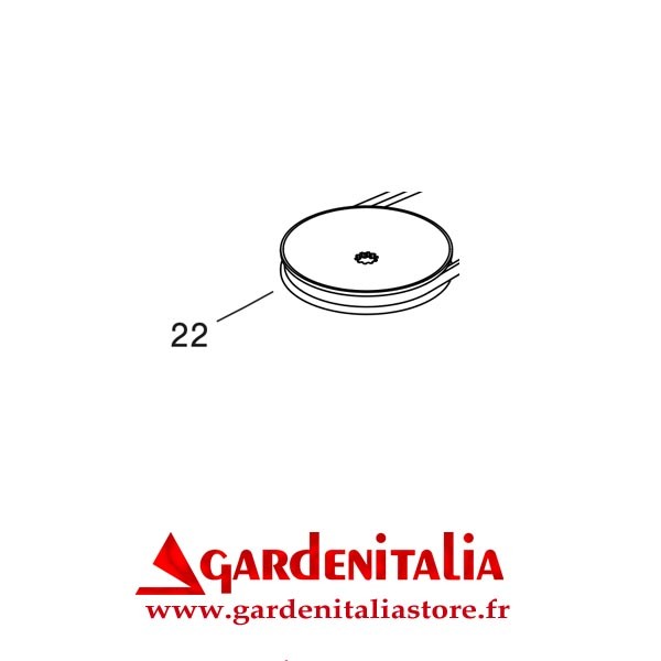 Poulie pour Faucheuse Rotative RS210 Eurosystems