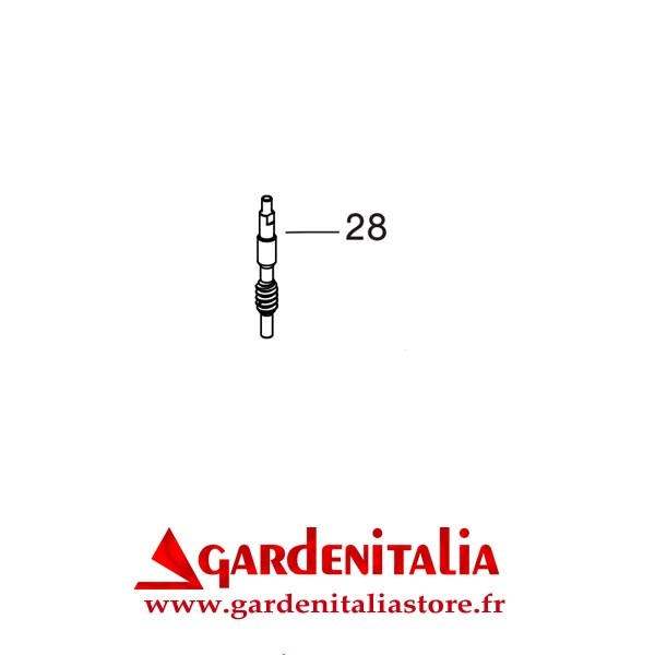 Vis sans fin pour Faucheuse Rotative RS210 Eurosystems