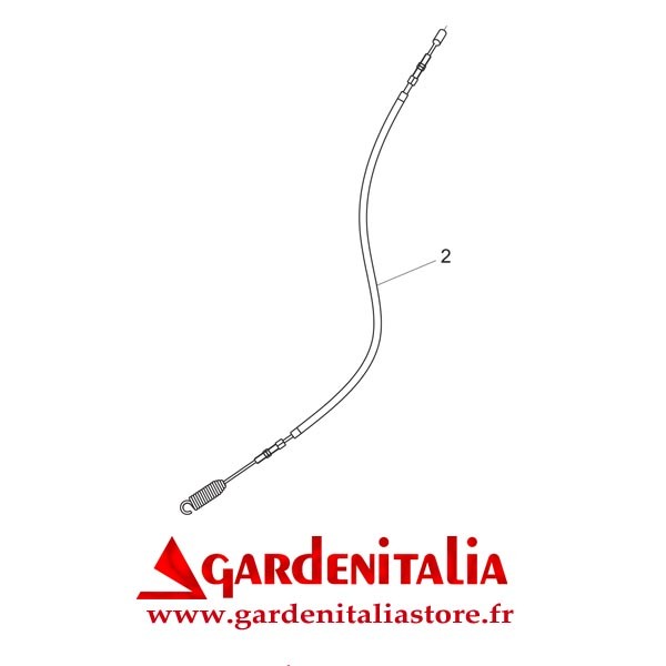 Câble de transmission pour Faucheuse Rotative RS210 Eurosystems