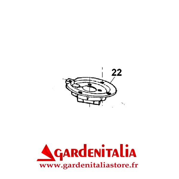 Support Moteur pour Motobineuse LA ZAPPA Eurosystems