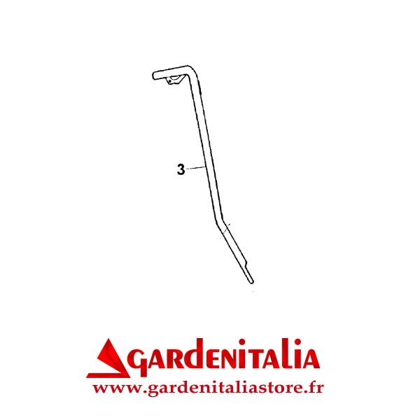 Guidon gauche pour Motobineuse LA ZAPPA Eurosystems